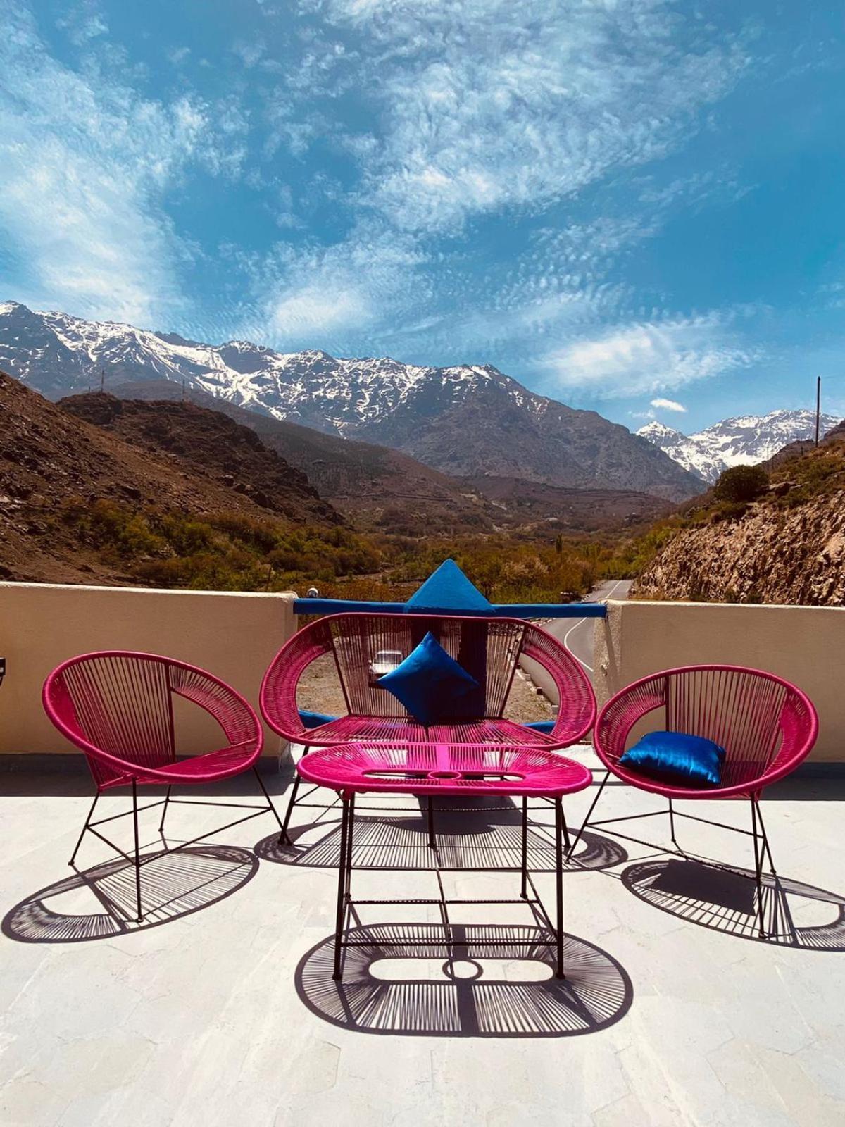 Отель Les Terrasses De Toubkal Имлиль Экстерьер фото